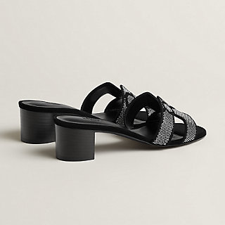サンダル 《オアジス》 - ブラック | Hermès - エルメス-公式サイト